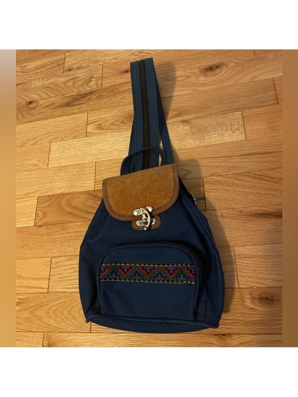 90’s Vintage Mini Suede Backpack